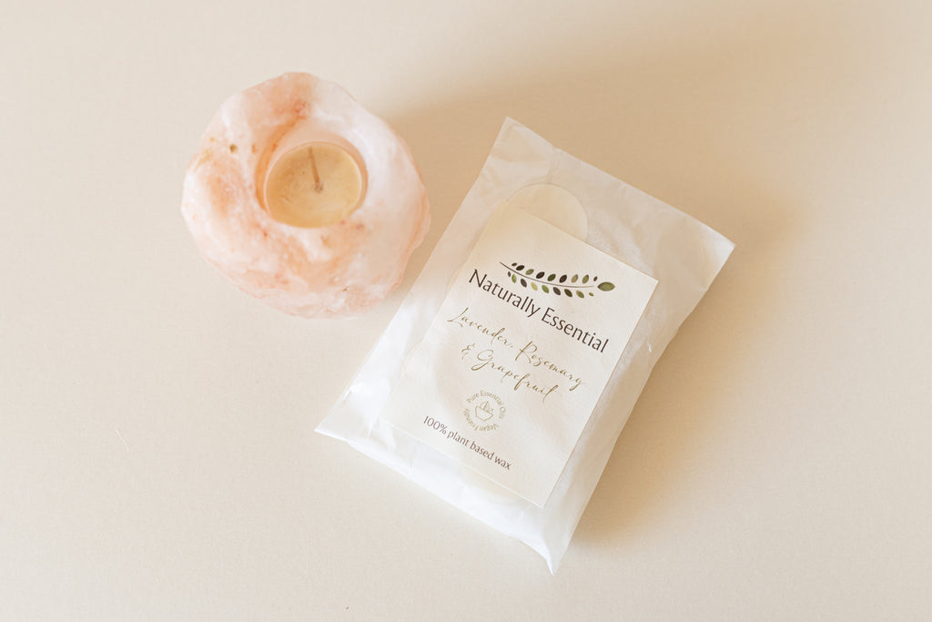 Himalayan Salt Crystal Tealight Holder & Tealights image 0