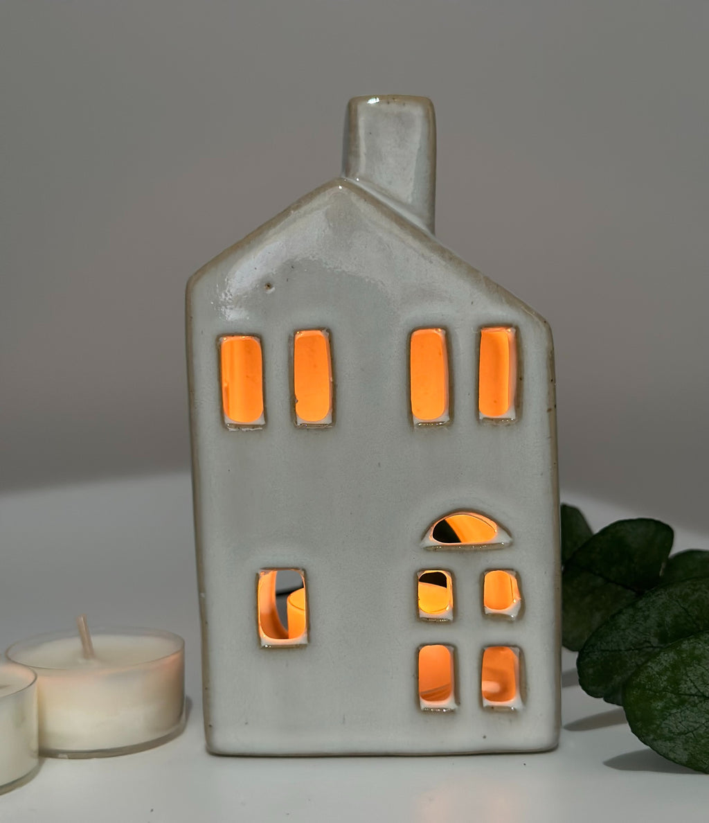 Ceramic House Tealight Holder image 1