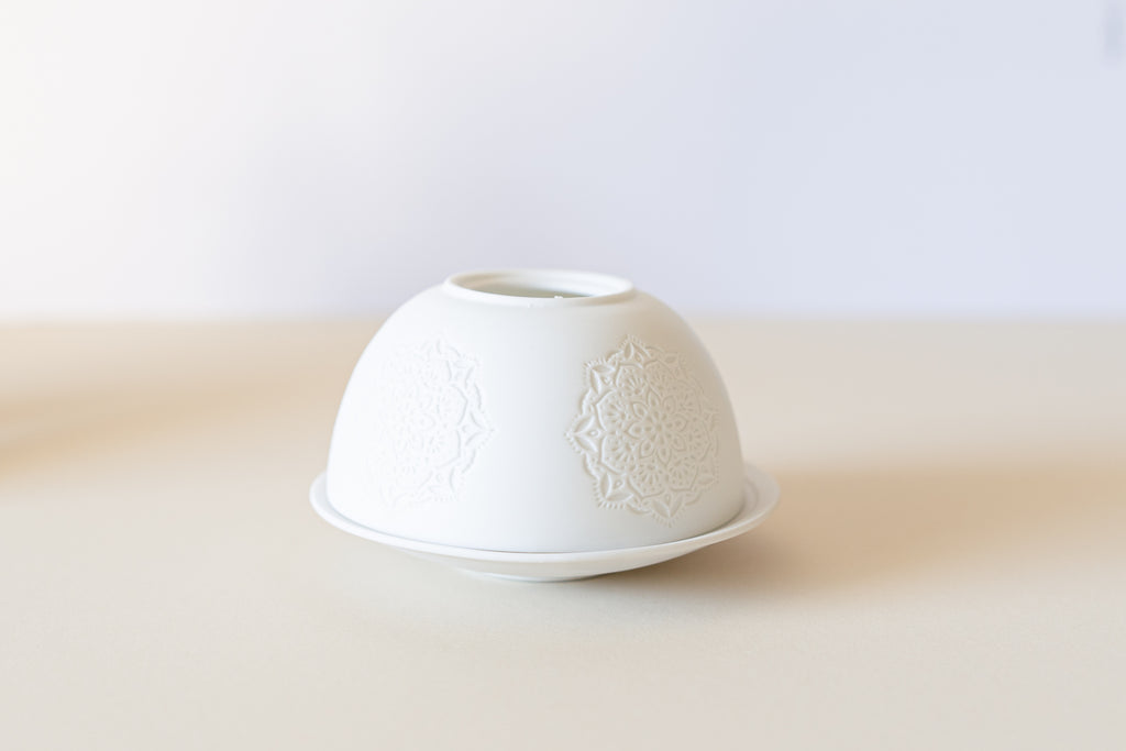 Mandala Dome Tealight Holder & Tealights image 0